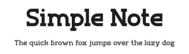 Simple Note by Linecreative — Serif Font — thumbnail 1