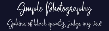Simple Photography by Scratchones — Script Handwritten Font — thumbnail 2