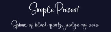 Simple Present by Etik Fatimah — Script Handwritten Font — thumbnail 2