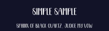 Simple Sample by Scratchones — Script Handwritten Font — thumbnail 2