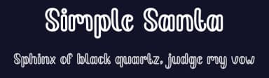 Simple Santa by Andi Moz — Script Handwritten Font — thumbnail 2