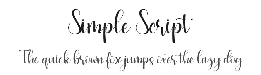 Simple Script by zulkhairilettering — Script Handwritten Font