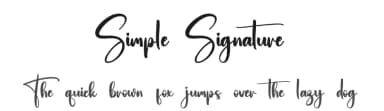 Simple Signature by Scratchones — Script Handwritten Font — thumbnail 1