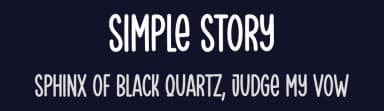 Simple Story by Scratchones — Script Handwritten Font — thumbnail 2