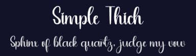 Simple Thich by PiPi Creative STUDIO — Script Handwritten Font — thumbnail 2
