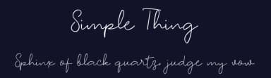 Simple Thing by Erik Studio — Script Handwritten Font — thumbnail 2
