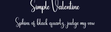 Simple Valentine by Scratchones — Script Handwritten Font — thumbnail 2