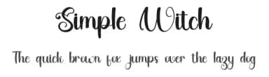 Simple Witch by Inermedia Studio — Script Handwritten Font — thumbnail 1