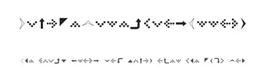 SimpleDirectionArrows by Sba Factory — Dingbats Font — thumbnail 1