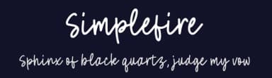 Simplefire by Letterative Studio — Script Handwritten Font — thumbnail 2