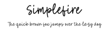Simplefire by Letterative Studio — Script Handwritten Font — thumbnail 1
