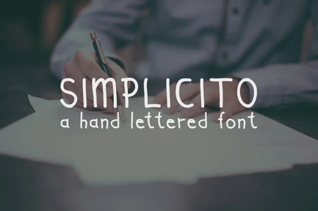 Simplicito Font by josgandos — Script Handwritten Font