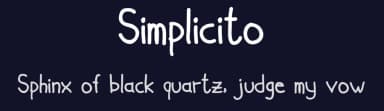 Simplicito by Letter Jos — Script Handwritten Font — thumbnail 2