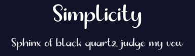 Simplicity by Luluk Surotul — Script Handwritten Font — thumbnail 2
