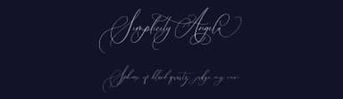 Simplicity Angela by Dharmas Foundry — Script Handwritten Font — thumbnail 2