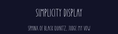 Simplicity Display by Danar Nugroho — Script Handwritten Font — thumbnail 2