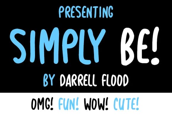 Simply Be Font by Dadiomouse — Script Handwritten Font