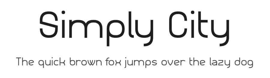 Simply City by Vít Čondák — Sans Serif Font