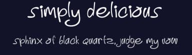 Simply Delicious by Tuna Fish — Script Handwritten Font — thumbnail 2