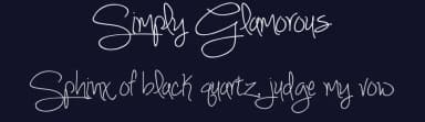 Simply Glamorous by Brittney Murphy Design — Script Handwritten Font — thumbnail 2