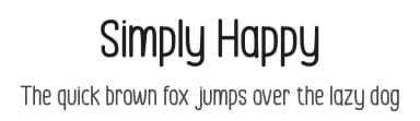 Simply Happy by Md Shohail Bhuian — Script Handwritten Font — thumbnail 1