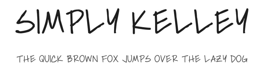 Simply Kelley by kayenart — Script Handwritten Font