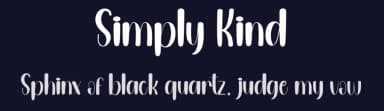 Simply Kind by Andi Moz — Script Handwritten Font — thumbnail 2