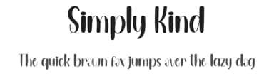Simply Kind by Andi Moz — Script Handwritten Font — thumbnail 1