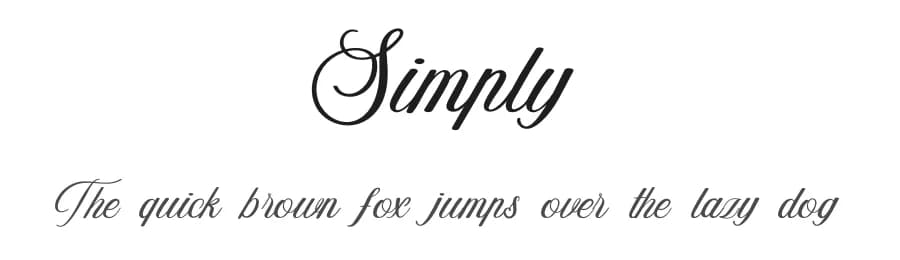 Simply by Luluk Surotul — Script Handwritten Font