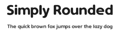 Simply Rounded by Galdino Otten Fonts — Sans Serif Font — thumbnail 1