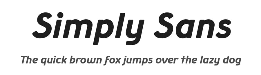 Simply Sans by Wojciech Kalinowski — Sans Serif Font — preview 1