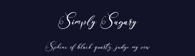 Simply Sugary by Kong Font — Script Handwritten Font — thumbnail 2