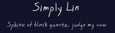 Simply Lin by FontPanda — Script Handwritten Font — thumbnail 2
