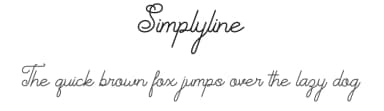 Simplyline by PutraCetol Studio — Script Handwritten Font — thumbnail 1