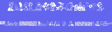 Simpsons Treehouse of Horror by xstreamed.tv — Dingbats Font — thumbnail 3
