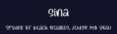 Sina by Al Ghul — Script Handwritten Font — thumbnail 2