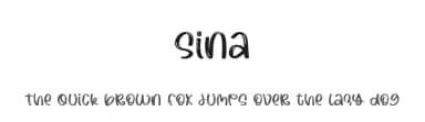 Sina by Al Ghul — Script Handwritten Font — thumbnail 1