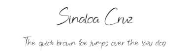 Sinaloa Cruz by setyaisiam _type — Script Handwritten Font — thumbnail 1