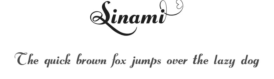 Sinami by Suamzu Art — Script Handwritten Font