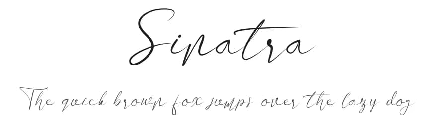 Sinatra by Fahmi Huzaini — Script Handwritten Font