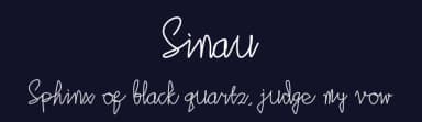 Sinau by Ishmael Studio — Script Handwritten Font — thumbnail 2