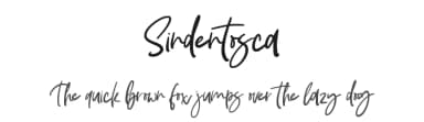 Sindentosca by Ibrahima Studio — Script Handwritten Font — thumbnail 1