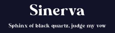 Sinerva by Aluyeah Studio — Sans Serif Font — thumbnail 2