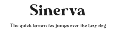 Sinerva by Aluyeah Studio — Sans Serif Font — thumbnail 1