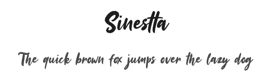 Sinestta by Weape Studio — Script Handwritten Font