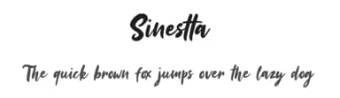 Sinestta by Weape Studio — Script Handwritten Font — thumbnail 1
