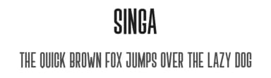 Singa by Linecreative — Sans Serif Font — thumbnail 1