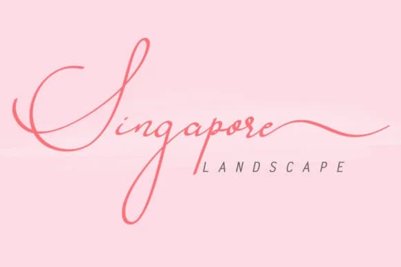 Singapore Landscape Font by aldedesign — Script Handwritten Font
