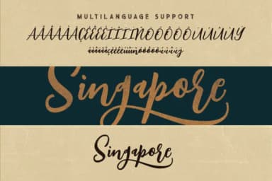 Singapore Script Font by JumboDesign — Script Handwritten Font — thumbnail 8
