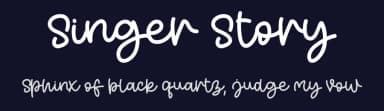Singer Story by Letterafa Studio — Script Handwritten Font — thumbnail 2